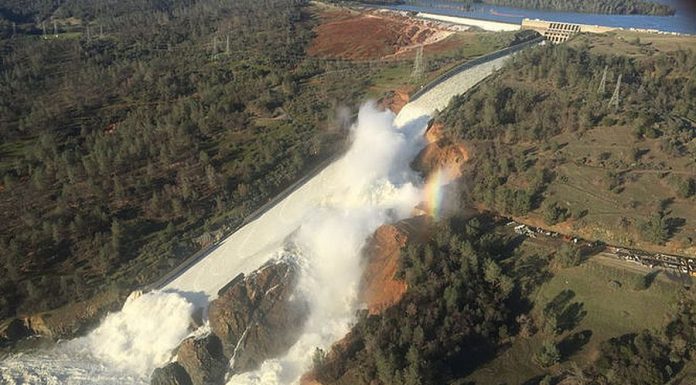 Large-scale evacuation in California